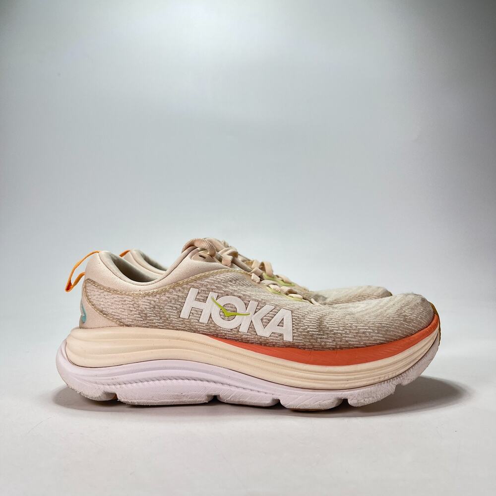 HOKA Gaviota 5 Vanilla Eggnog Athletic Running Shoes 1134235 VLG Women's Size 6B